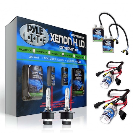 Pyle 6,000K Single Beam 9006 Hid Xenon Driving Light System PHD9006K6K
